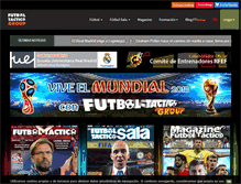 Tablet Screenshot of futbol-tactico.com