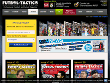 Tablet Screenshot of futbol-tactico.net